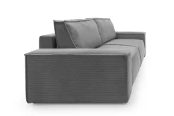 Sofa Molde sztruks szary ciemny Poso 22