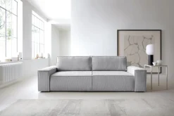 Sofa Molde sztruks szary Poso 55