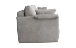 Sofa Mondel z funkcją spania  sztruks     szara jasna