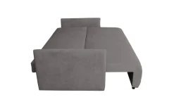 Sofa Mondel z funkcją spania  sztruks     szara ciemna