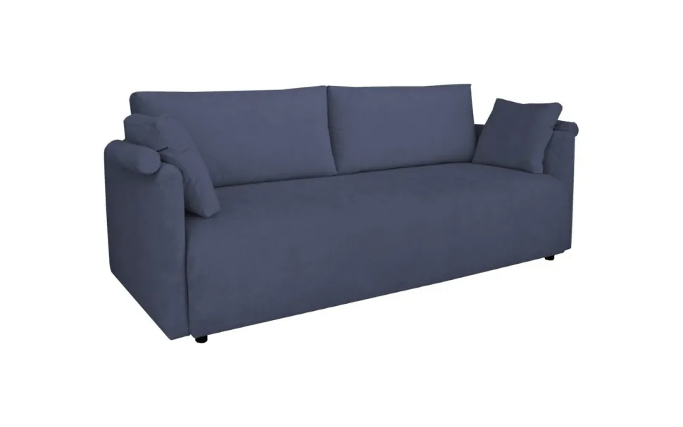 Sofa Mondel z funkcją spania sztruks granatowa