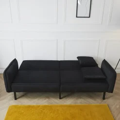 Sofa rozkładana Giulia czarna