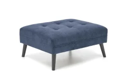 Sofa rozkładana Gyda niebieska z funkcją  narożnika