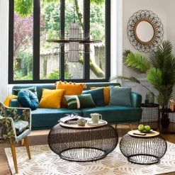 Sofa rozkładana Jack niebieska