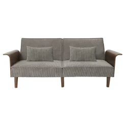 Sofa rozkładana Scott szara sztruks