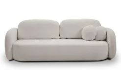 Sofa Salby z funkcją spania szara jasna   Sicuro 65