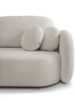 Sofa Salby z funkcją spania szara jasna   Sicuro 65