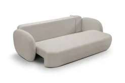 Sofa Salby z funkcją spania szara jasna   Sicuro 65