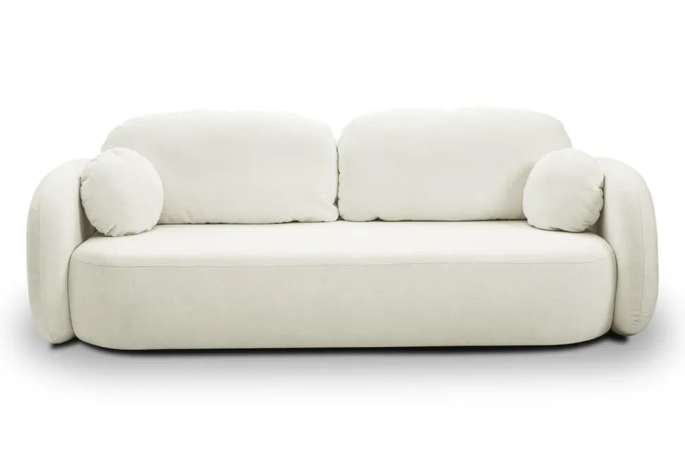 Sofa Salby z funkcją spania biała Sicuro 60