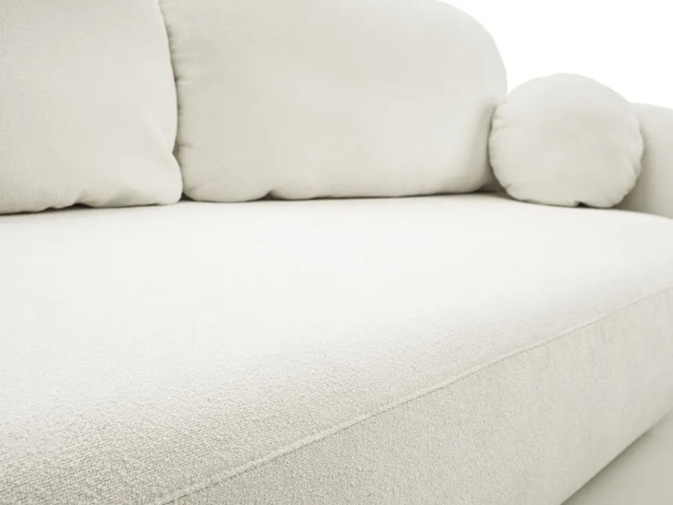 Sofa Salby z funkcją spania biała Sicuro 60