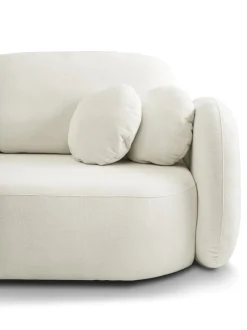 Sofa Salby z funkcją spania biała Sicuro 60