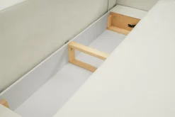 Sofa Salby z funkcją spania biała Sicuro 60