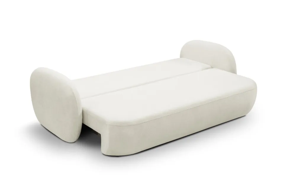 Sofa Salby z funkcją spania biała Sicuro 60