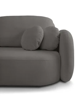 Sofa Salby z funkcją spania antracytowa   Sicuro 80