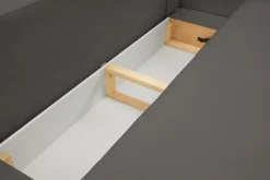 Sofa Salby z funkcją spania antracytowa   Sicuro 80