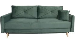 Sofa Saxo z funkcją spania zielona buk n