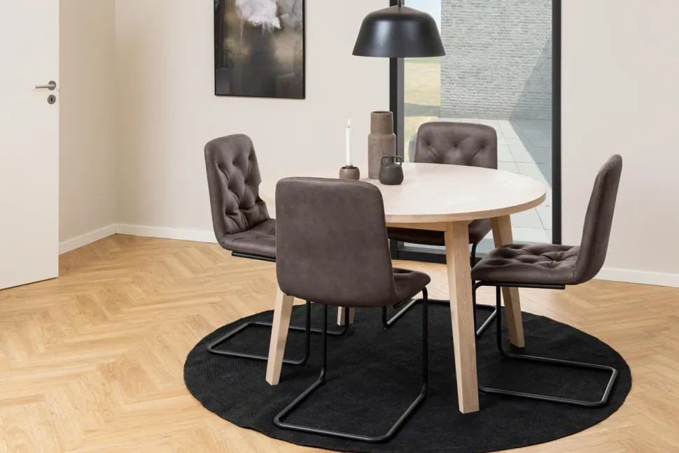 Stół A-Line 120 cm dąb bielony