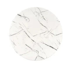 Stół Amber biały marmur/ złoty