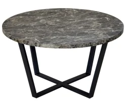 Stół Amble brązowy w stylu hampton