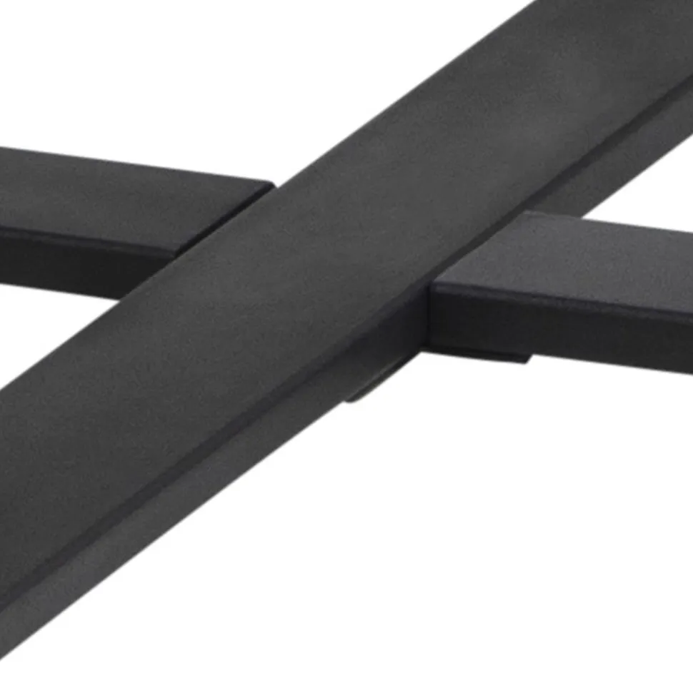 Stół Amble czarny marmur w stylu hampton