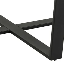 Stół Amble czarny marmur w stylu hampton