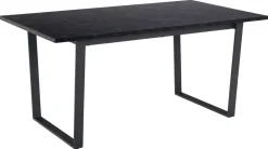 Stół Amble 160x90cm  czarny marmurowy w stylu hampton