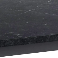 Stół Amble 160x90cm czarny marmurowy w stylu hampton