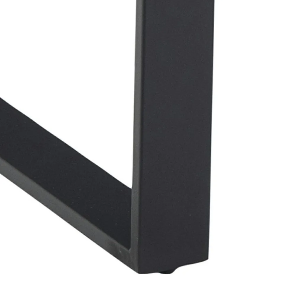 Stół Amble 160x90cm czarny marmurowy w stylu hampton