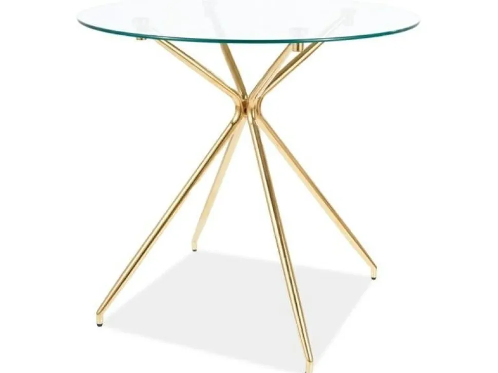 Stół Azalis 80 cm złoty