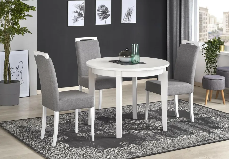 Stół Baros rozkładany, biały