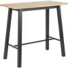 Stół barowy Chara czarny/naturalny