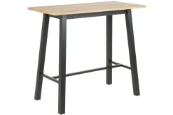 Stół barowy Chara czarny/naturalny