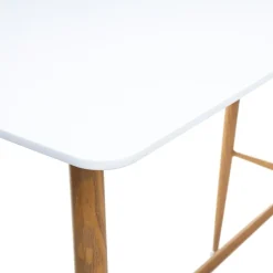 Stół barowy Roka biały/naturalny