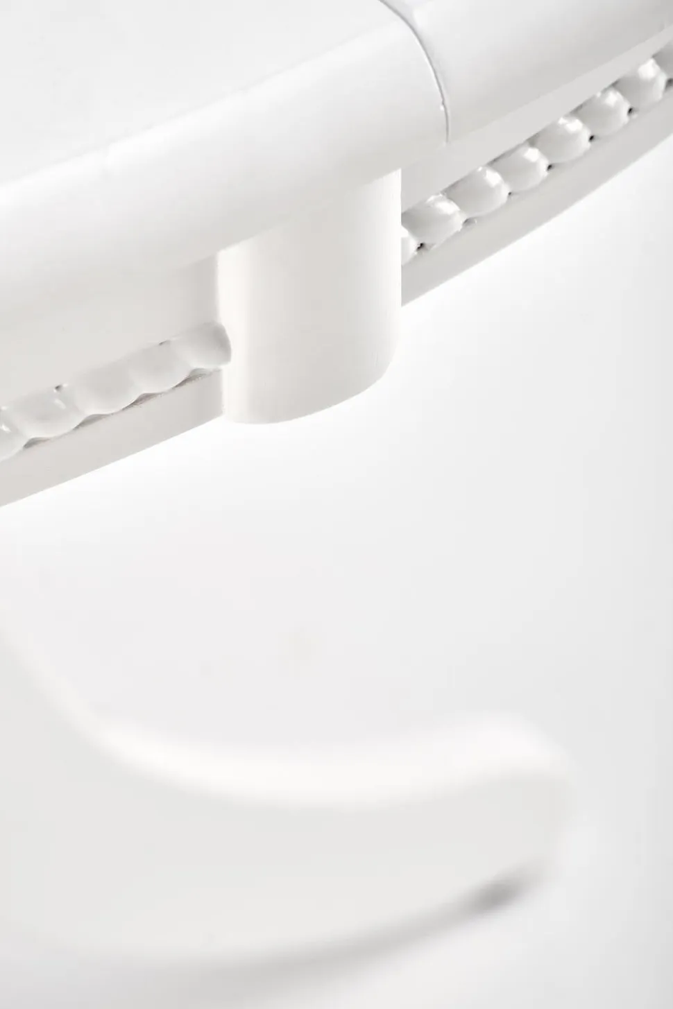 Stół Bator okragły rozkładany biały