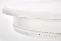 Stół Bator okragły rozkładany biały