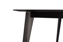 Stół BORD czarny dąb 160/220 x 90 cm nowoczesny