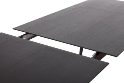 Stół BORD czarny dąb 160/220 x 90 cm nowoczesny