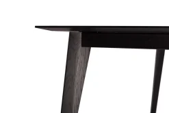 Stół BORD czarny dąb 120/180 x 80 cm nowoczesny