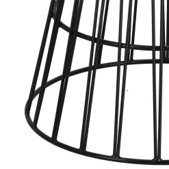 Stół Cage czarny/transparentny loftowy