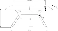 Stół Carbad rozkładany dąb naturalny / czarny