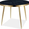 Stół Coolio 100 cm okrągły czarny ,