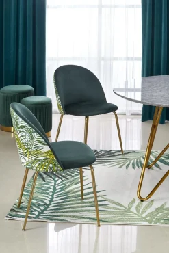 Stół Cristallo okrągły popielaty marmur/