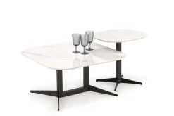 Stół Dalita mały biały marmur