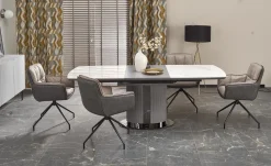 Stół Dallas rozkładany, biały