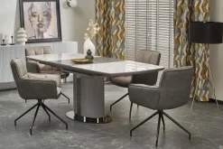 Stół Dallas rozkładany, biały