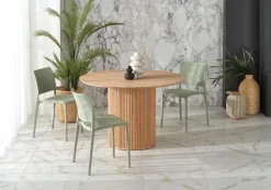 Stół Delar okrągły, dąb naturalny