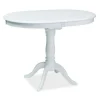 Stół Delongi rozkładany biały owalny