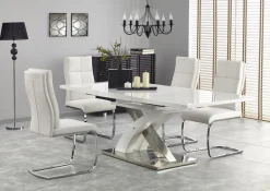 Stół Doran rozkładany biały 90/160-220