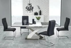 Stół Doran rozkładany czarny 90/160-220