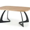 Stół Dovel rozkładany, dąb naturalny/czarny